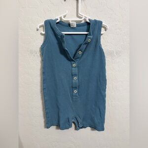 Kate Quinn Teal Organic Cotton Romper